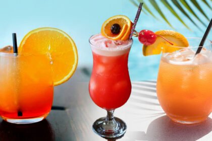 Aruba Ariba drink recipe: Tropical cocktail with rum and fruit, perfect for summer gatherings.