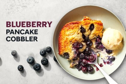 blueberry pancake cobbler