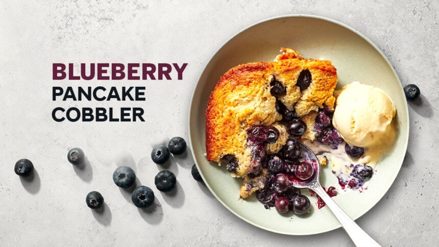 blueberry pancake cobbler