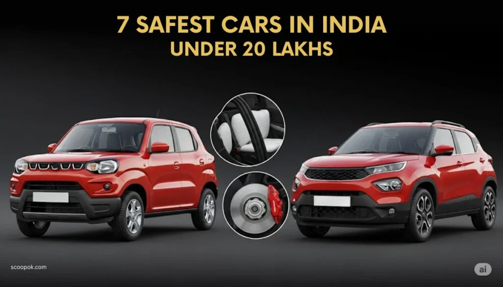 7 Safest Cars in India with 5-Star Ratings under 20 lakhs scoopok.com 7 Safest Cars in India with 5-Star Ratings Global NCAP under 20 lakhs