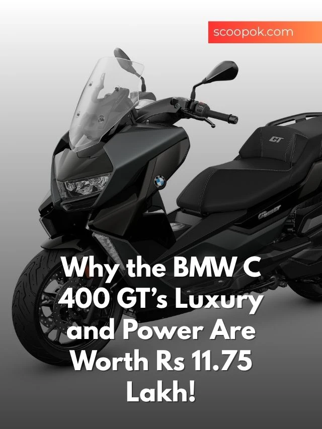 BMW C 400 GT 2025: Golden Wheels, ABS Pro, and Sleek Style! scoopok.com Why the BMW C 400 GT’s Luxury and Power Are Worth Rs 11